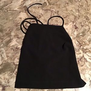 Urban Outfitters Open Back Tie Crop Top